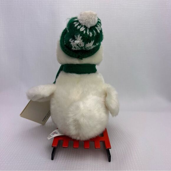 Vintage AFLAC Talking Plush 2005 Macy's Holiday Sledding Duck w/tag Works - Picture 5 of 8